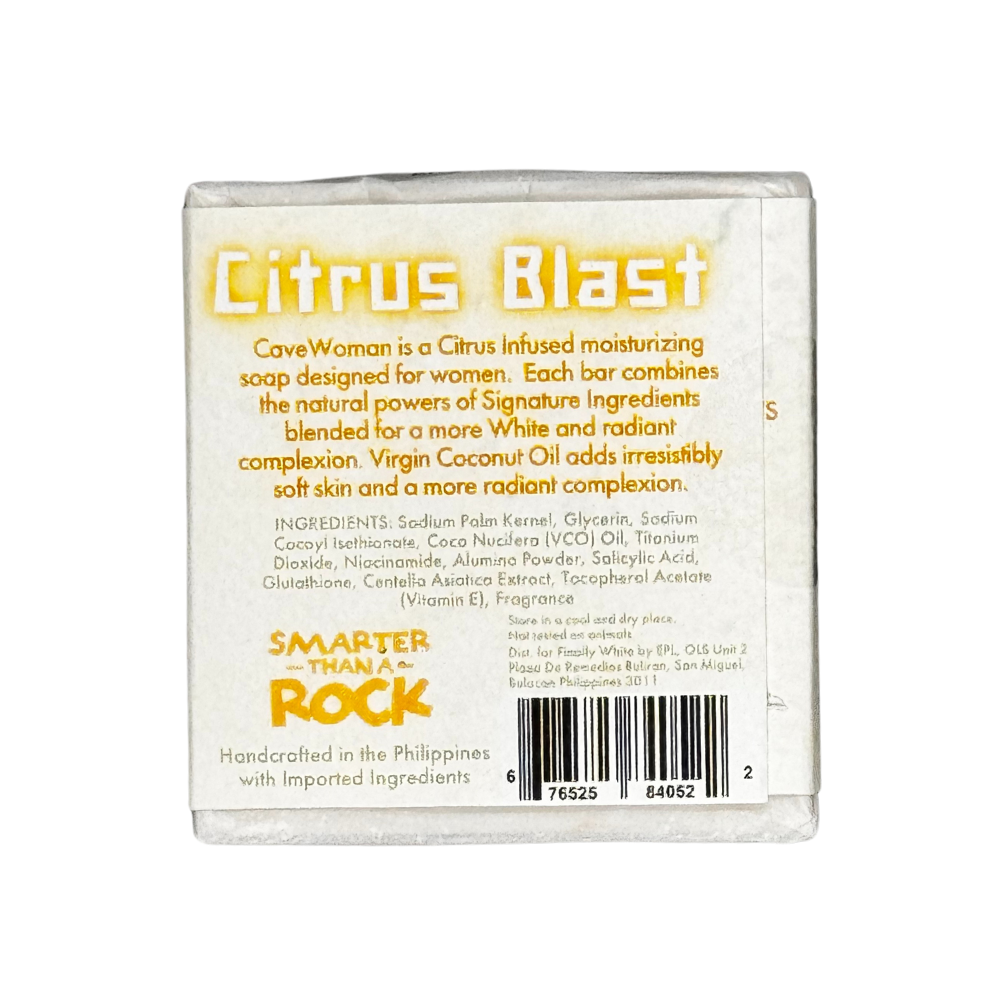 CITRUS BLAST Natural Soap with Organic Scrub