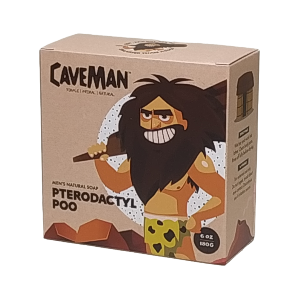 CAVEMAN Men's Natural Soap PTERODACTYL POO