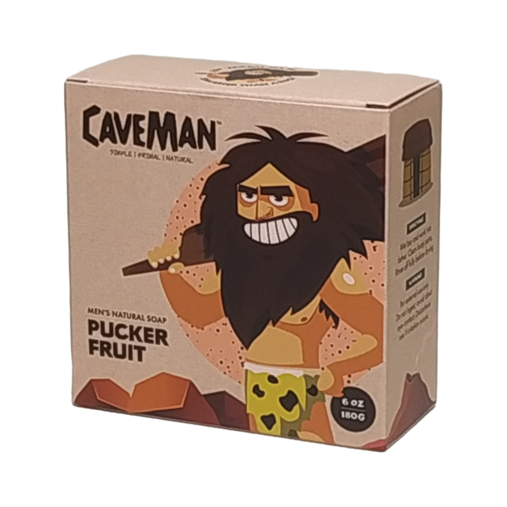 CAVEMAN Men's Natural Soap PUCKER FRUIT