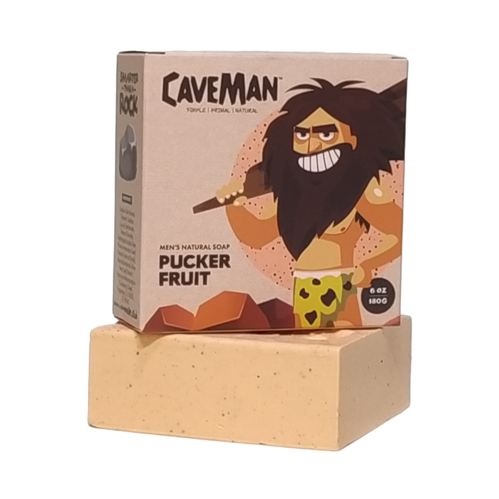 CAVEMAN Men's Natural Soap PUCKER FRUIT