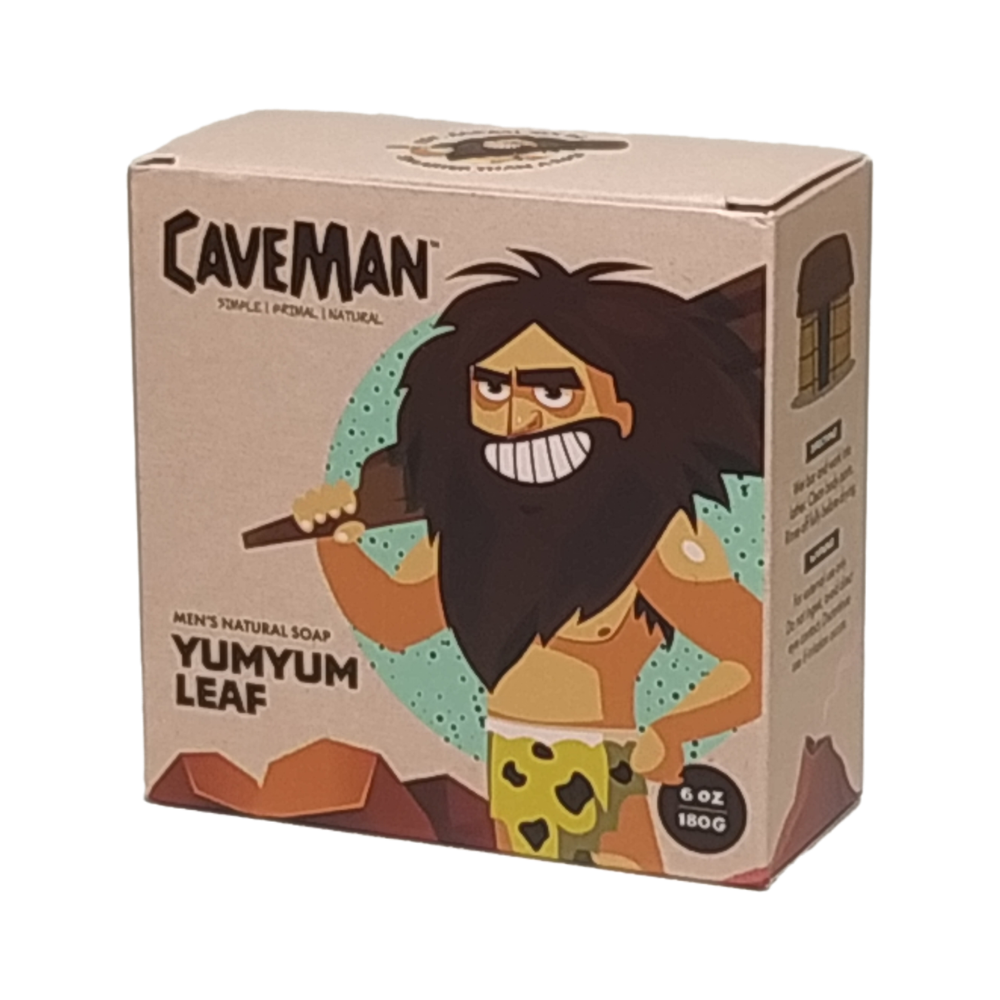 CAVEMAN Men's Natural Soap YUMYUM LEAF