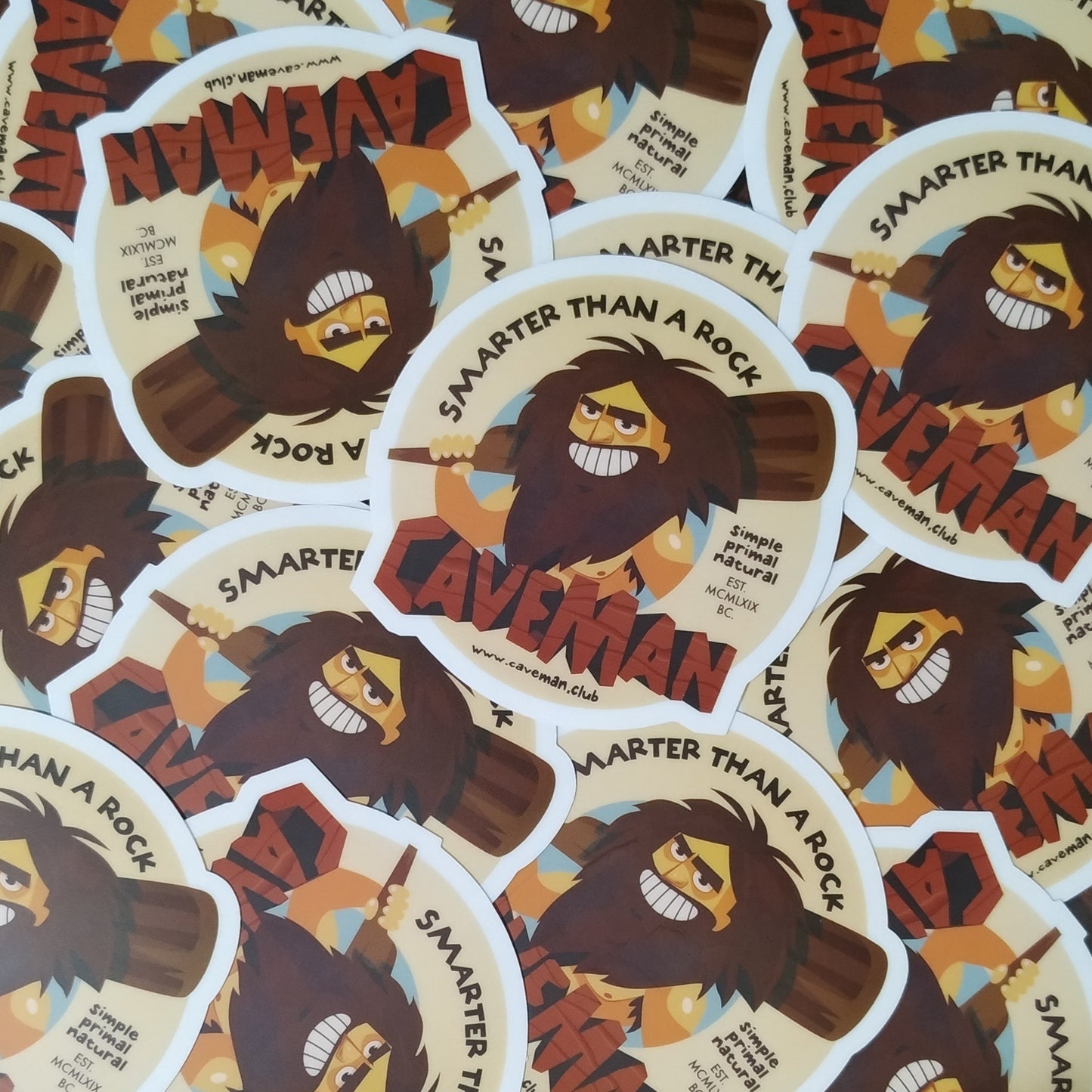 Caveman Stickers (10 PCS)