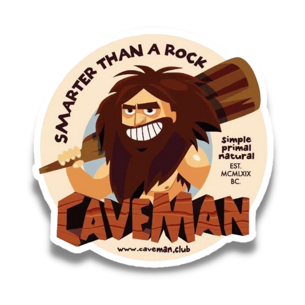 Caveman Stickers (10 PCS)