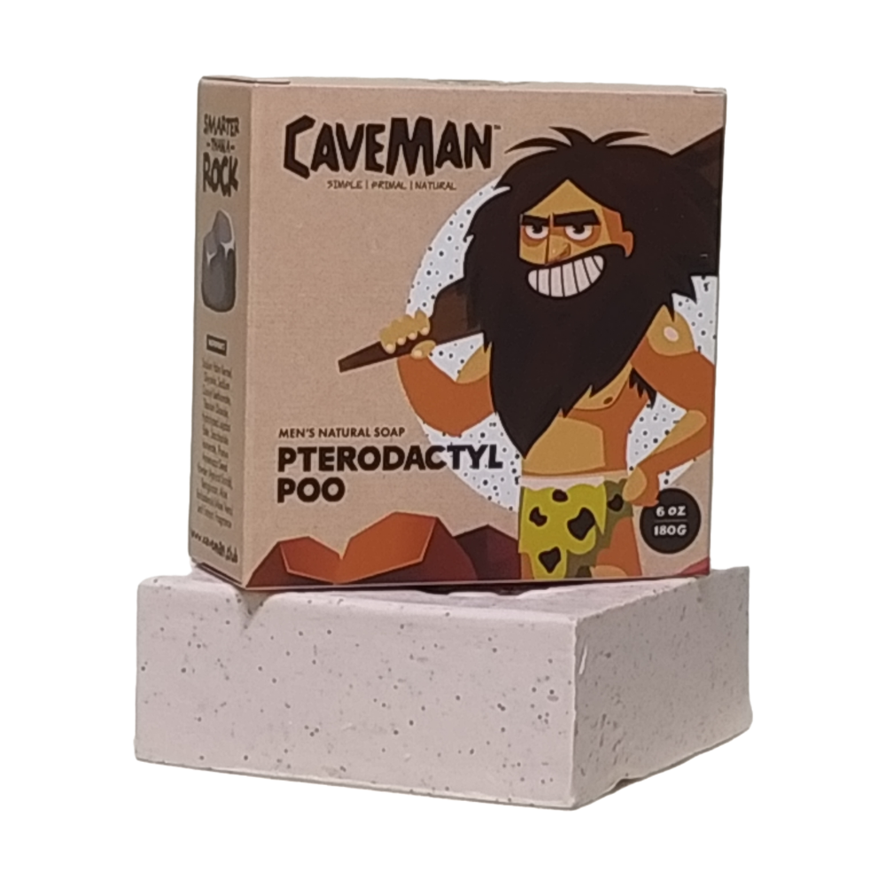 CAVEMAN Men's Natural Soap PTERODACTYL POO
