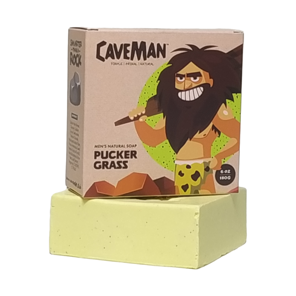 CAVEMAN Men's Natural Soap PUCKER GRASS