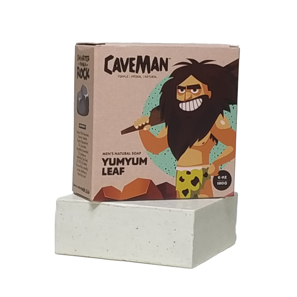 CAVEMAN Men's Natural Soap YUMYUM LEAF
